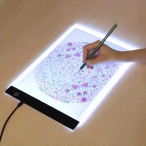 Led Drawing Copy Pad Toy Painting Educational Kids