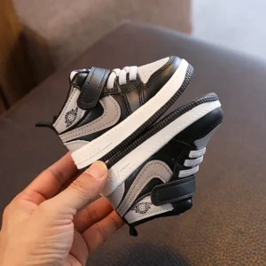 Children's Mid-Top Breathable Sports, Anti-Slip Shoes