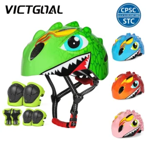 VICTGOAL Bicycle Helmet,Protection Knee Elbow Pad Sets