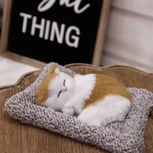 Interactive Meowing Kitten Plush with Press-to-Meow.