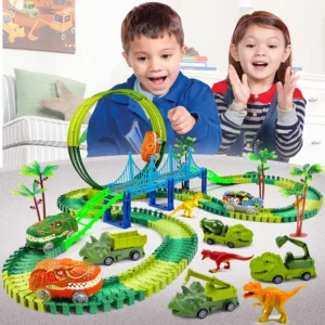 Electric Climbing Dinosaur Car Track,Train Toys